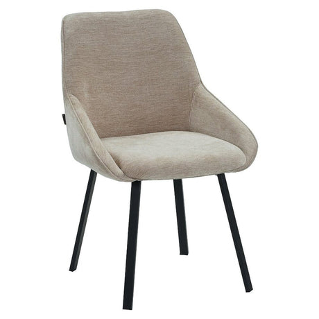 Eetkamerstoel Lynn velvet beige