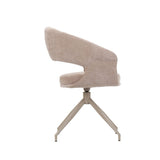 Eetkamerstoel Suzie draaibaar velvet beige