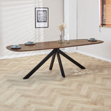 Eettafel Paris Dimehouse Bruin LxBxH 285x105x8 Acaciahout Sfeerfoto anders