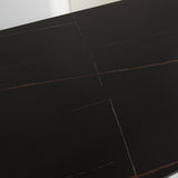 Eettafel Grace Black Dimehouse Zwart Sintered stone Sfeerfoto schuin vooraanzicht