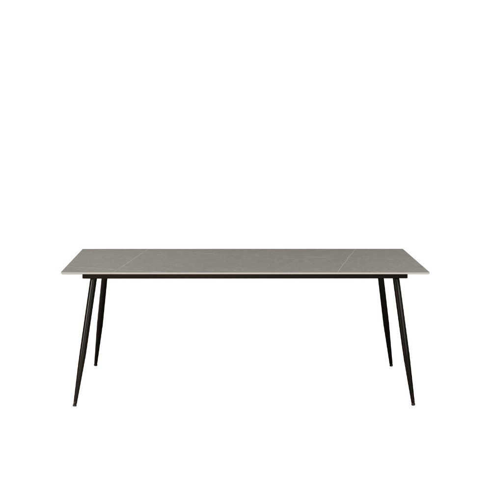 Eettafel Jules Grey Dimehouse Grijs LxBxH 78x27x10 Sintered stone Witfoto vooraanzicht