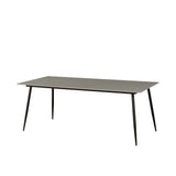 Eettafel Jules Grey Dimehouse Grijs LxBxH 78x27x10 Sintered stone Witfoto schuin vooraanzicht