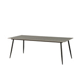 Eettafel Jules Grey Dimehouse Grijs LxBxH 78x27x10 Sintered stone Witfoto schuin vooraanzicht