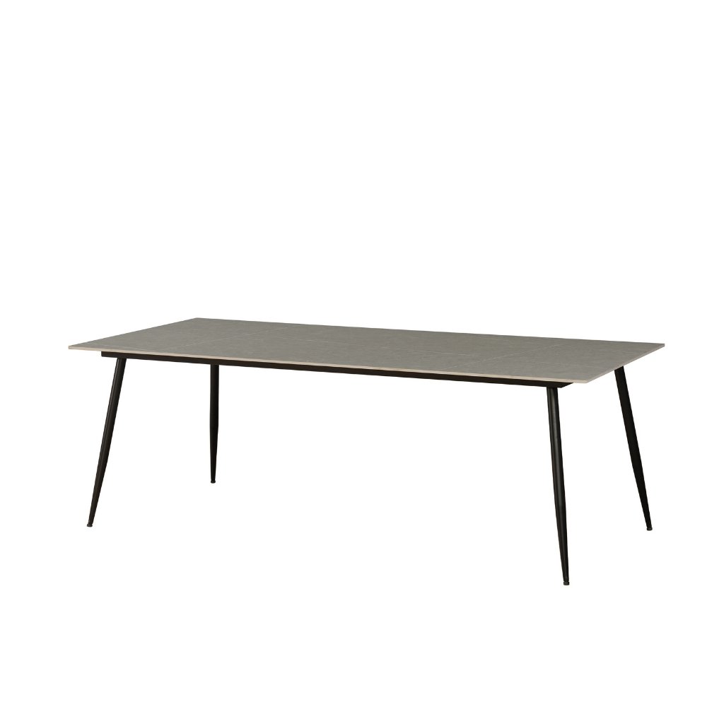 Eettafel Jules Grey Dimehouse Grijs LxBxH 237x112x13 Sintered stone Sfeerfoto schuin vooraanzicht