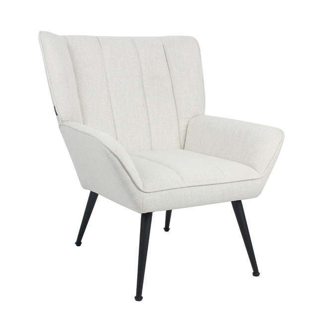 Armchair City linen off white Fabric