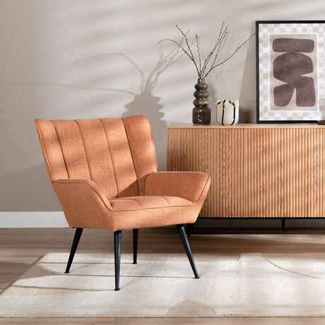 City linen copper armchair - image 1