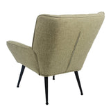 Armchair City linen olive green - image 5