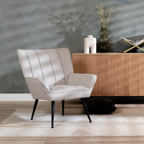 City linen taupe armchair - image 1