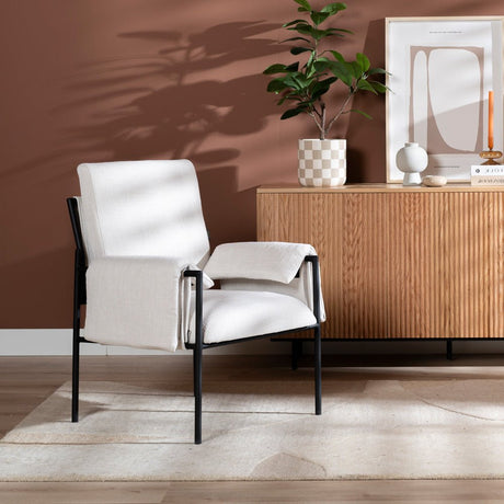 Urban linen armchair off white - image 1