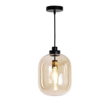 Hanging lamp Amber 30 cm 1-light glass
