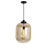 Hanging lamp Amber 45 cm 1-light glass