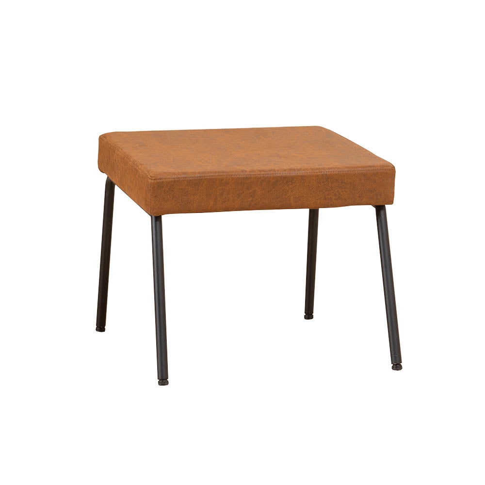 Hocker Espen cognac eco-leather