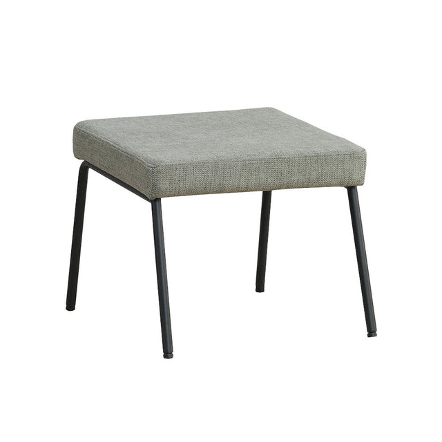Footstool Espen green recycled fabric Recycled polyester
