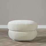 Hocker Mia oval chenille mint green - image 6