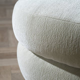 Hocker Mia oval chenille mint green - image 9