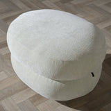 Hocker Mia oval chenille mint green - image 4