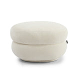Hocker Mia oval chenille off white - image 11