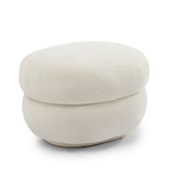 Hocker Mia oval chenille off white - image 10