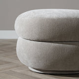 Hocker Mia oval chenille taupe - image 9