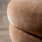 Hocker Mia oval chenille terracotta - image 12