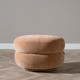 Hocker Mia oval chenille terracotta - image 9