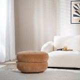 Hocker Mia oval chenille terracotta - image 8