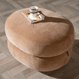 Hocker Mia oval chenille terracotta - image 4