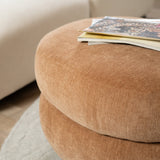 Hocker Mia oval chenille terracotta - image 14
