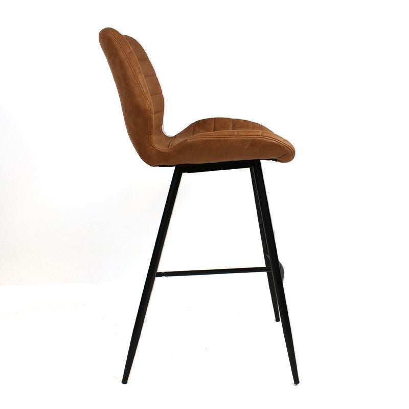 Industrial bar stool Morris cognac 71 cm - image 7