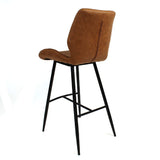 Industrial bar stool Morris cognac 71 cm - image 8