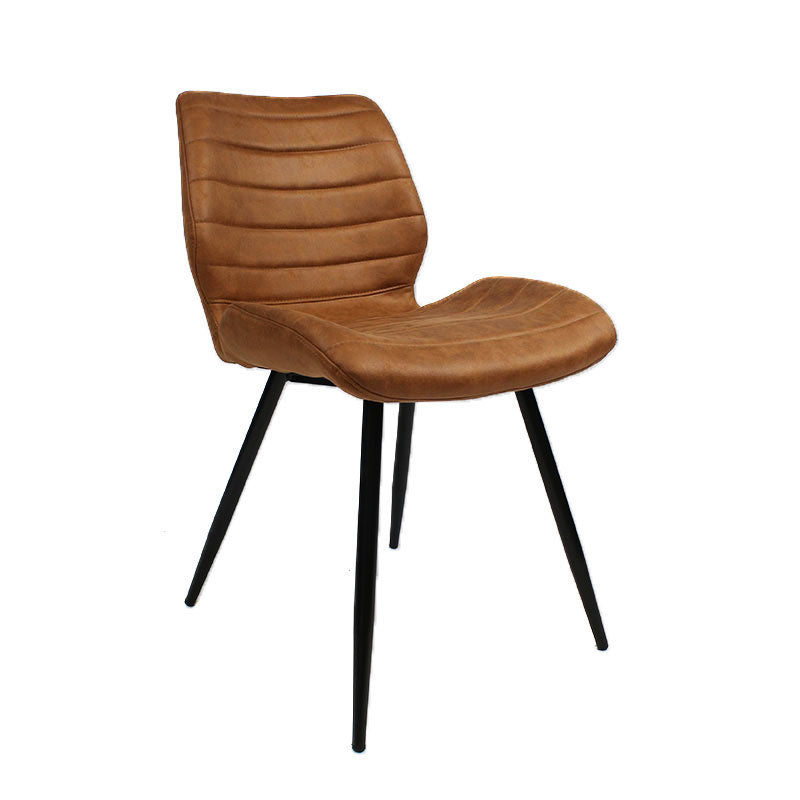 Industrial dining room chair Morris cognac - image 6