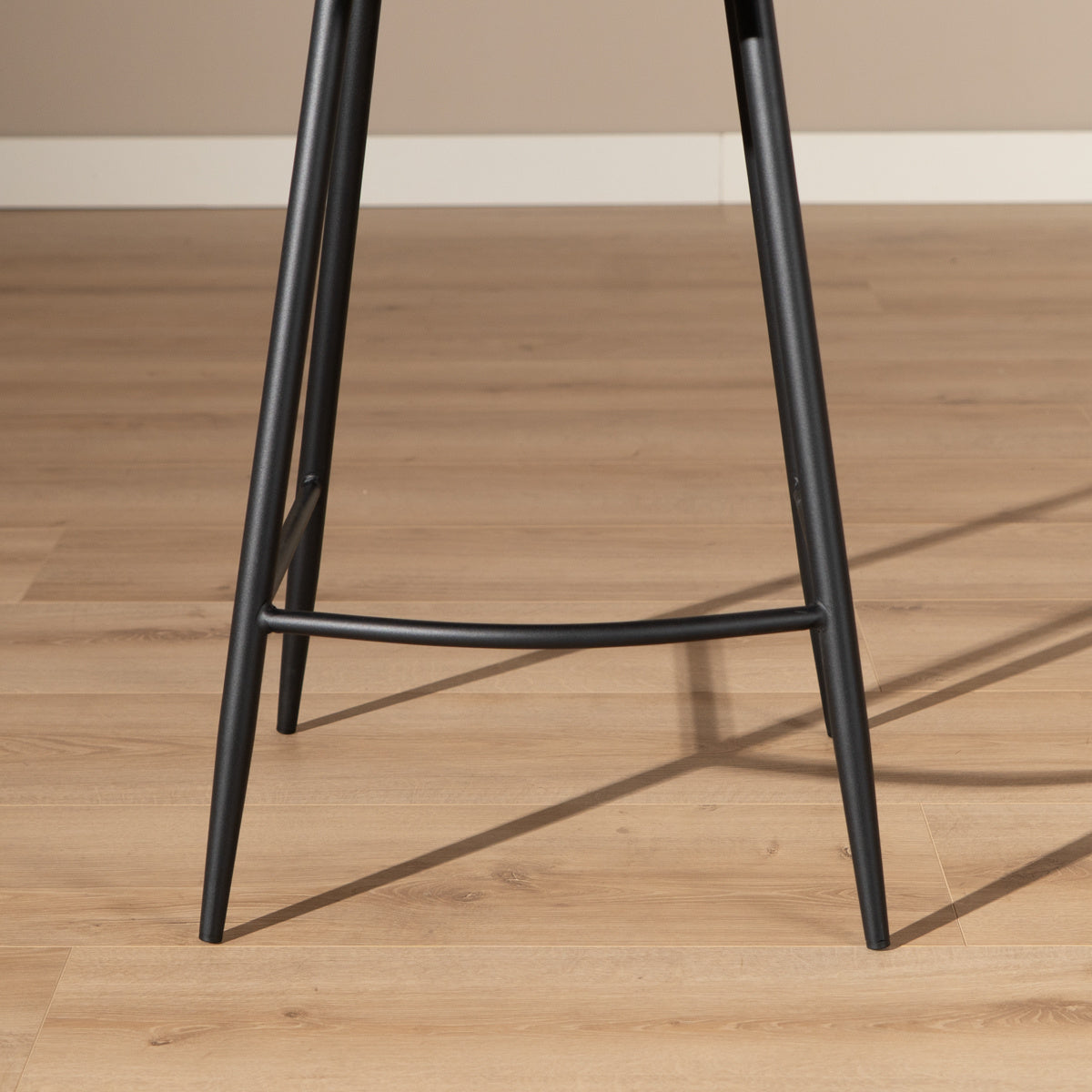 Industrial bar stool Barrel olive green eco-leather 69 cm - image 1