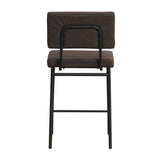 Industrial bar stool Espen anthracite eco-leather 64-77 cm - image 9