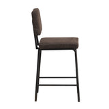 Industrial bar stool Espen anthracite eco-leather 64-77 cm - image 7