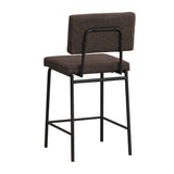 Industrial bar stool Espen anthracite eco-leather 64-77 cm - image 8