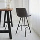 Juno Industrial Bar Stool Anthracite