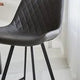 Juno Industrial Bar Stool Anthracite