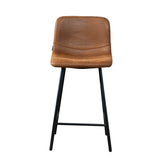 Industrial bar stool Mikky cognac eco-leather 65-78 cm - image 6