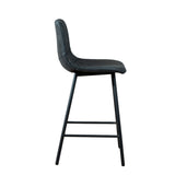 Industrial bar stool Mikky black/anthracite eco-leather 65-78 cm - image 7