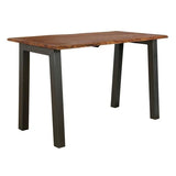 Bar table Aberdeen DH Interior Acacia LxWxH 153x88x8 Acacia wood White photo oblique front view