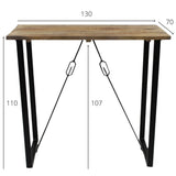 Bar table Vegas Dimehouse Brown LxWxH 135x75x7 Mango wood White photo size indication