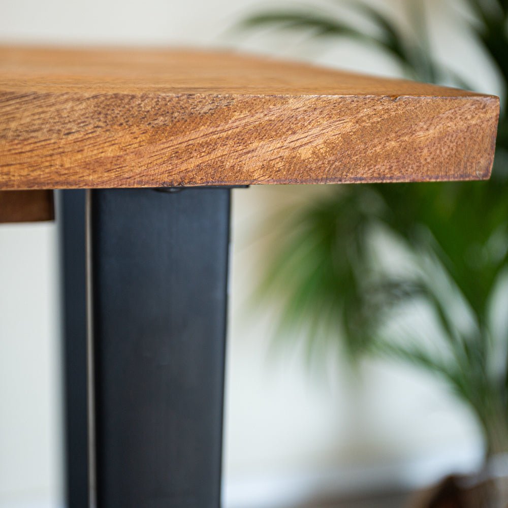Bar table Vegas Dimehouse Brown LxWxH 135x75x7 Mango wood Atmospheric photo detail