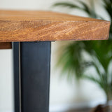 Bar table Vegas Dimehouse Brown LxWxH 135x75x7 Mango wood Atmospheric photo detail