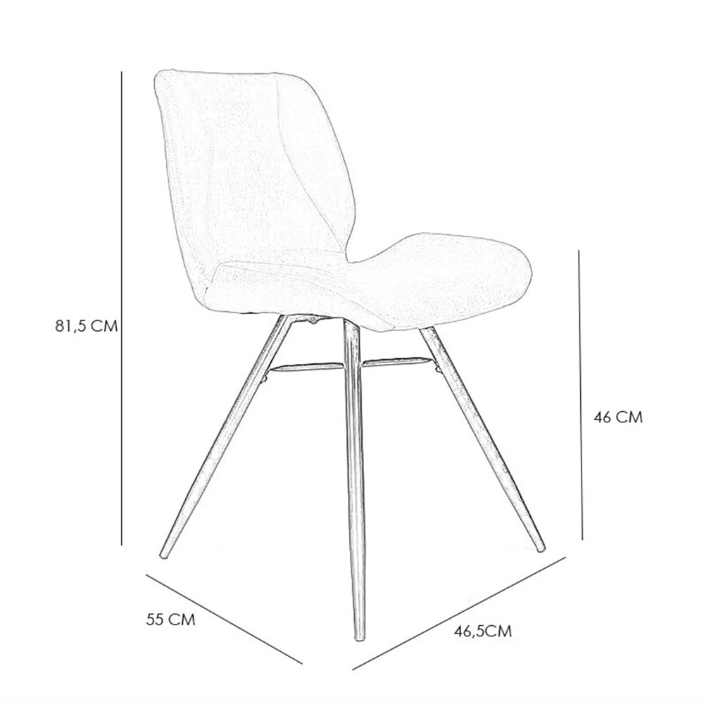 Industrial dining room chair Barrel olive green eco-leather - image 8