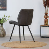 Industrial dining room chair Morris anthracite - image 3