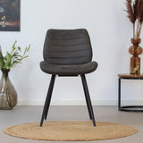 Industrial dining room chair Morris anthracite - image 2