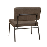 Industrial armchair Espen anthracite eco-leather - image 7