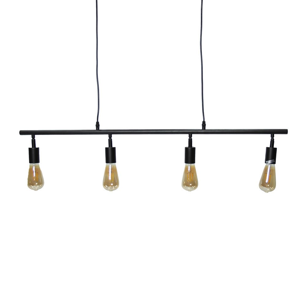 Hanglamp Glenn Dimehouse Zwart LxBxH 103x14x7 Metaal Witfoto vooraanzicht