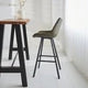 Juno Industrial Bar Stool Green