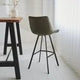 Juno Industrial Bar Stool Green